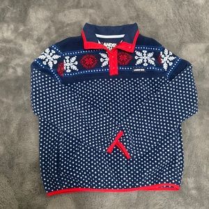 Lands End Festive Fleece
